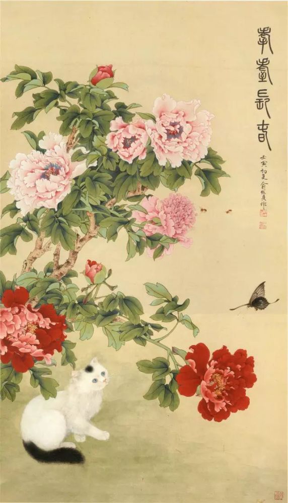 精选八位工笔名家牡丹作品,你更喜欢哪位?