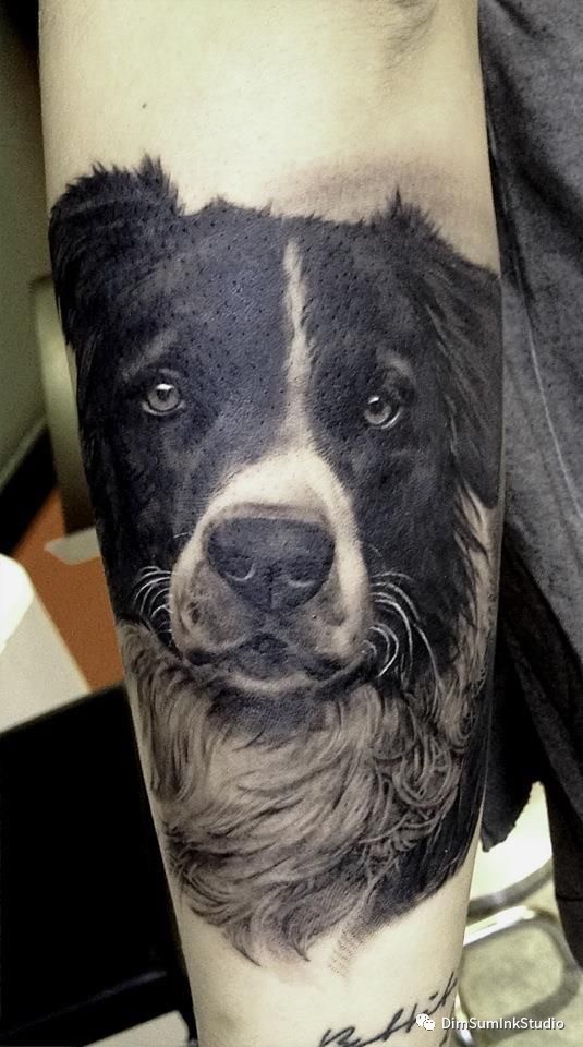 有多少种纪念自家狗子的纹身图案风格