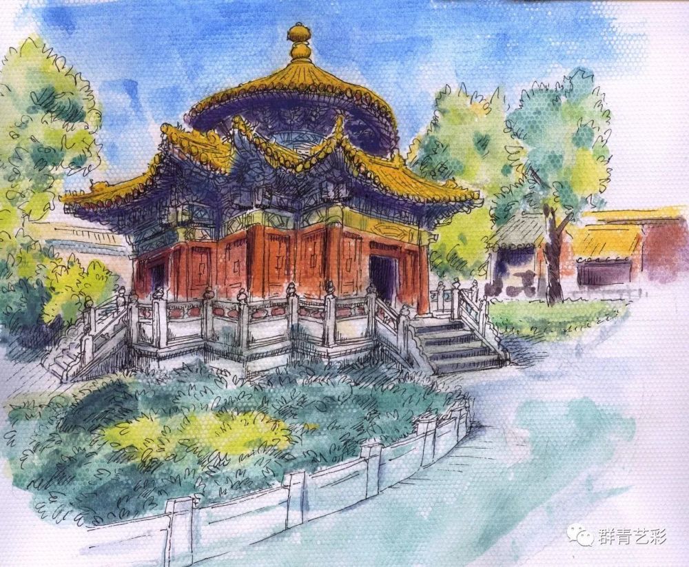 手绘彩图游——紫禁城