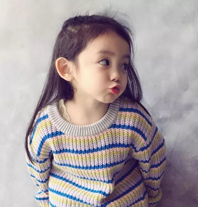 就是图上这张嘟嘴卖萌的小女孩,你曾经用过这张照片做过头像吗?
