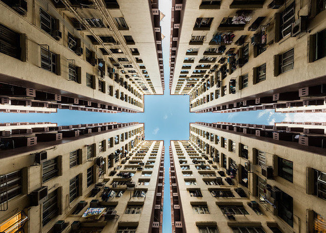 镜头下这些角度的香港屋村,可能不曾见过的美