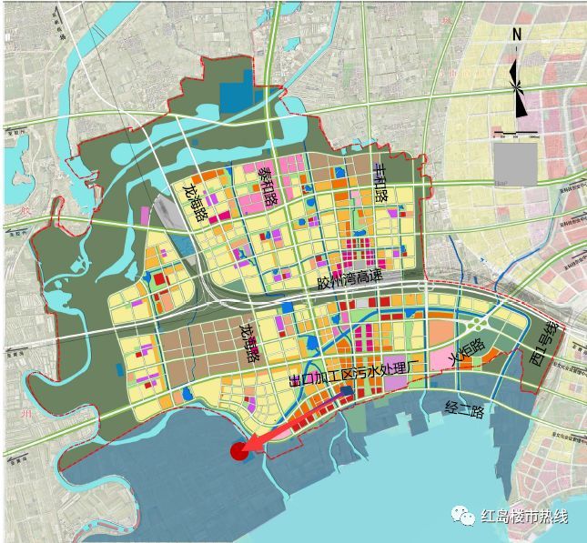 红岛西片区市政规划曝光!