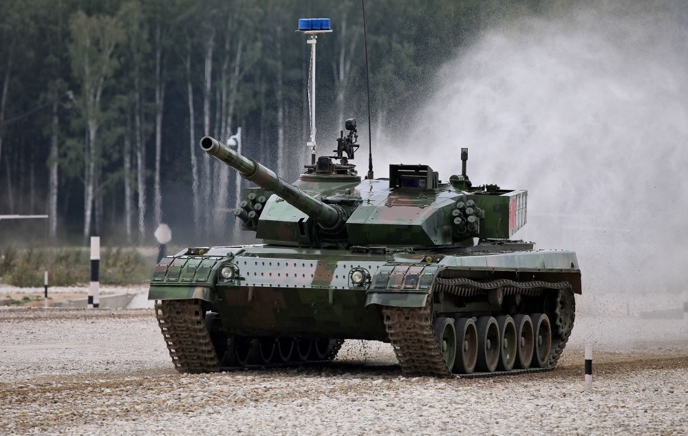 96式坦克的最新改进型ztz-96a型主战坦克