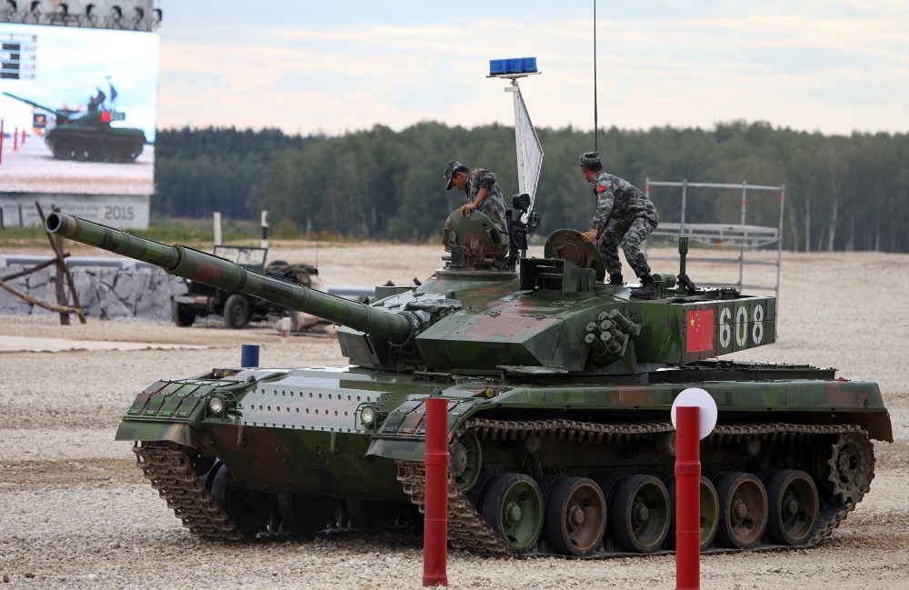 96式坦克的最新改进型ztz-96a型主战坦克