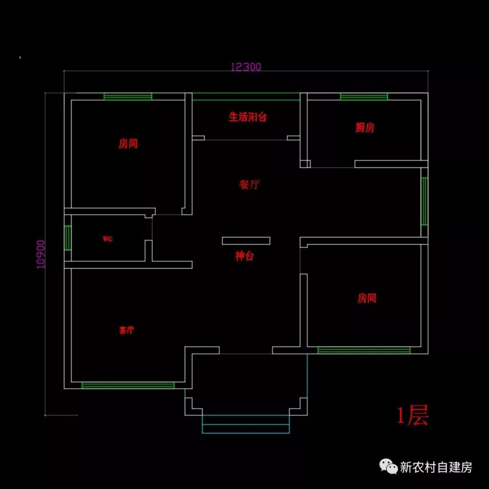 2018年新款二层农村别墅,36万新中式风格,这个布局堪称完美