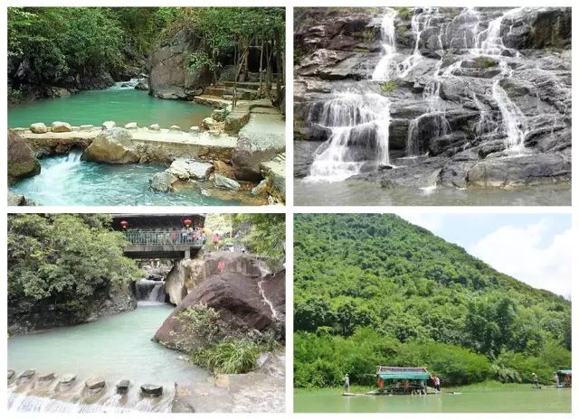 潮州幽谷逸林,青龙潭竹筏漂流,松林古寺一天游