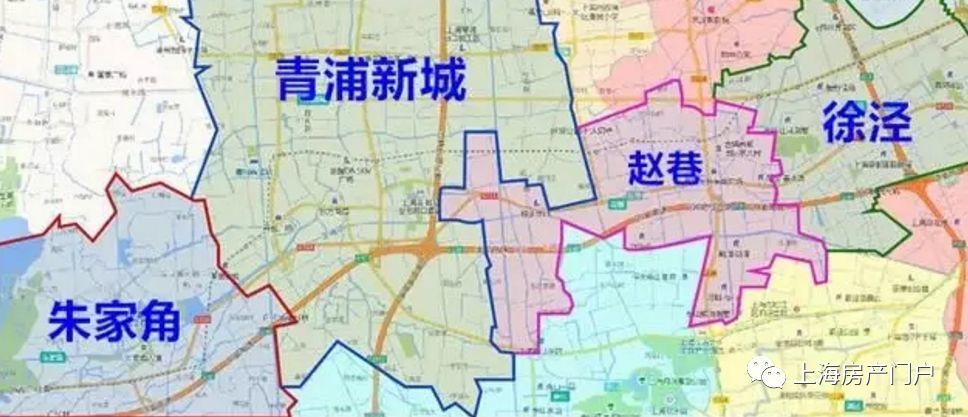 青浦区境内距市区最近的板块,深入大虹桥商务区腹地.