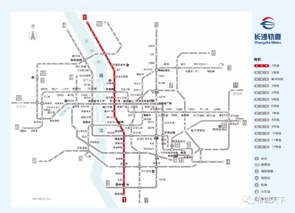 长沙地铁2035年远景规划(实现难度很大,时间跨度太长,变化因素太多