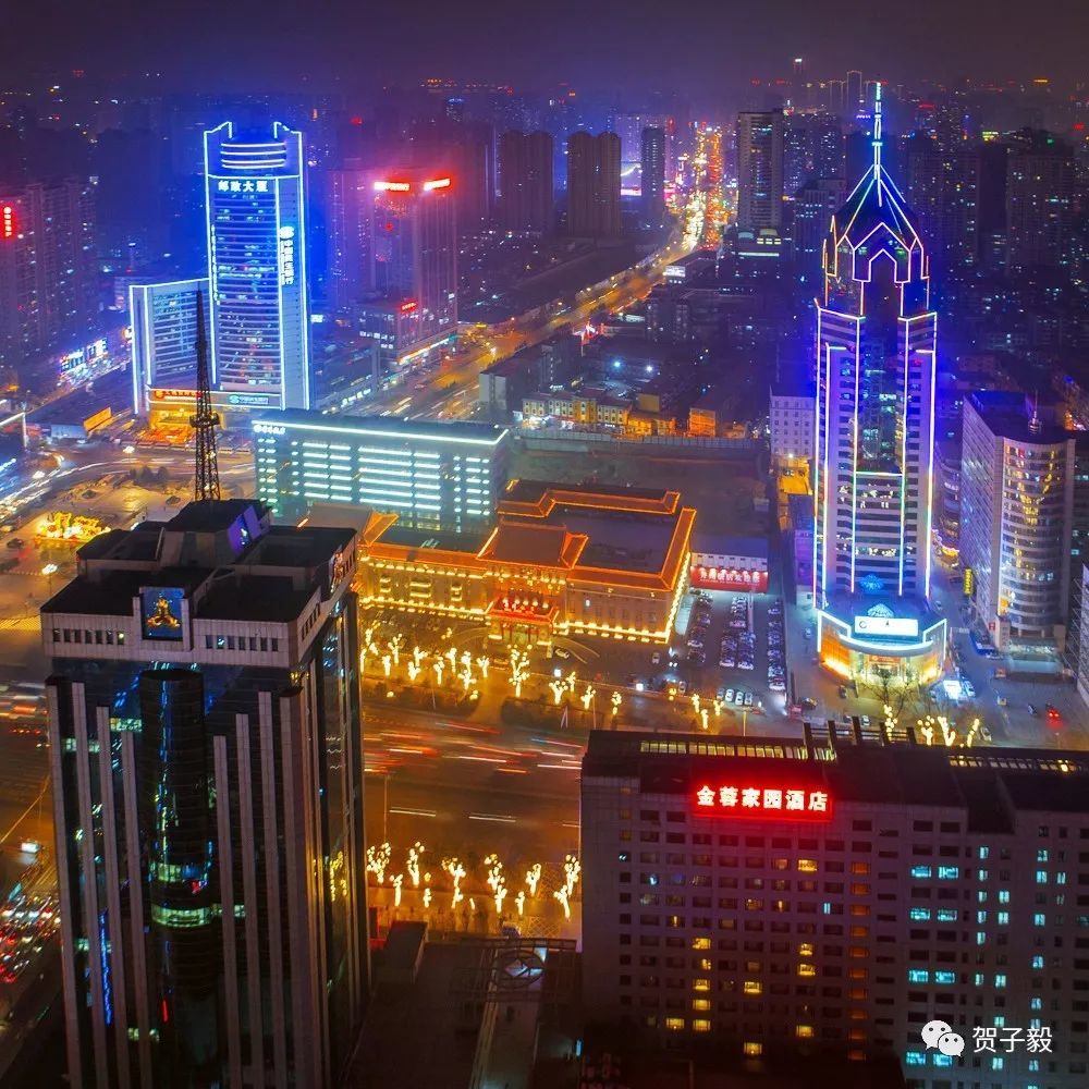 可能来看太原夜景了!