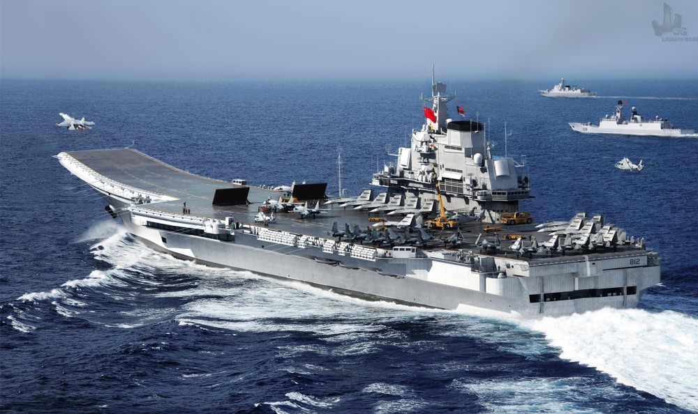 辽宁舰:24亿美元辽宁号航空母舰,简称"辽宁舰",舷号16.