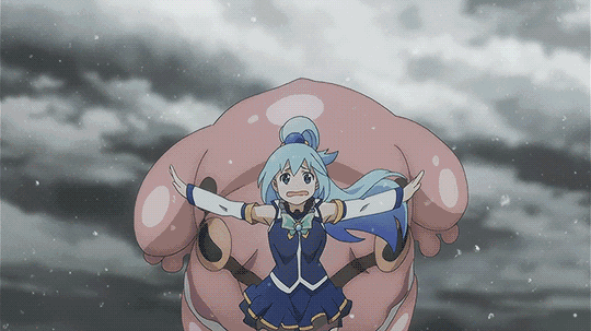 《为美好的世界献上祝福》   说到智商低你一定会想到我们可爱的