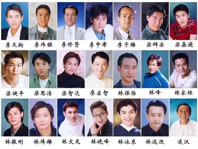 香港tvb240位男演员,能认识一般的都是港剧大神,蔡国庆也在其中