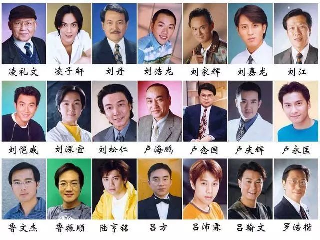 香港tvb240位男演员,能认识一般的都是港剧大神,蔡国庆也在其中