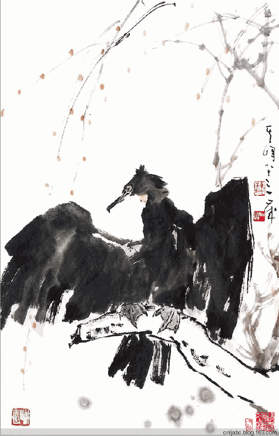 国画 550_857 竖版 竖屏 gif 动态图 动图