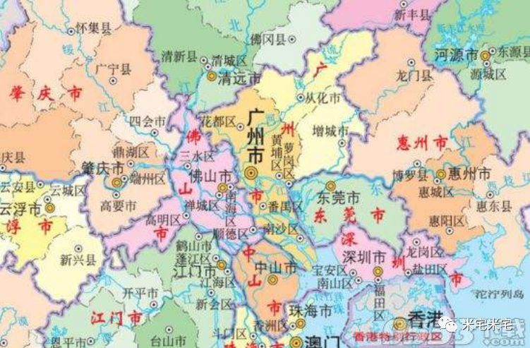 先来看广州地图