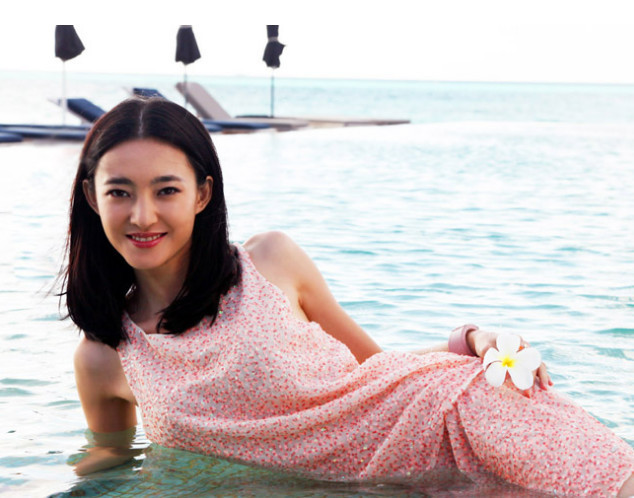 王丽坤,中国最美素颜女神!