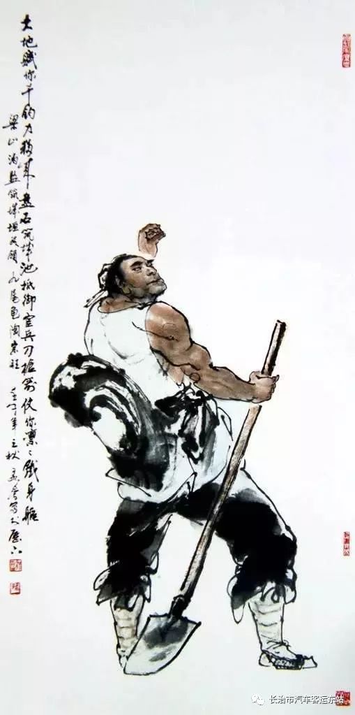 中国画:108将,《水浒传》英雄人物画,你最佩服谁?