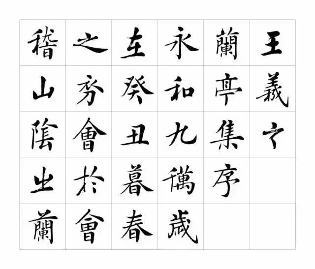 三位楷书高手写《兰亭序》,真功夫!