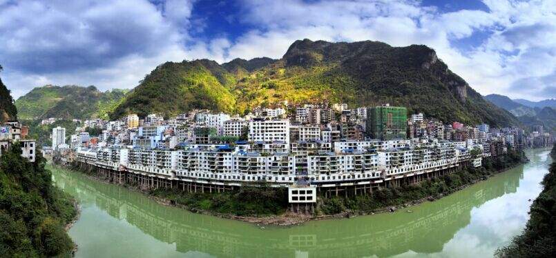 云南昭通市最发达五大县城,鲁甸县因产银出名,镇雄有两千年历史