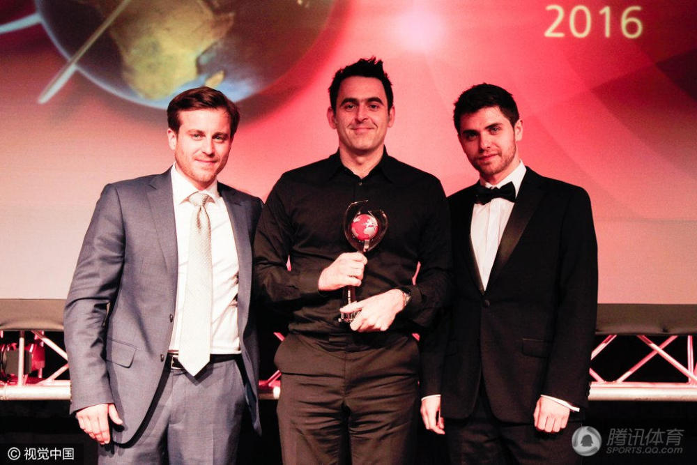 斯诺克颁奖:丁俊晖获147满分奖