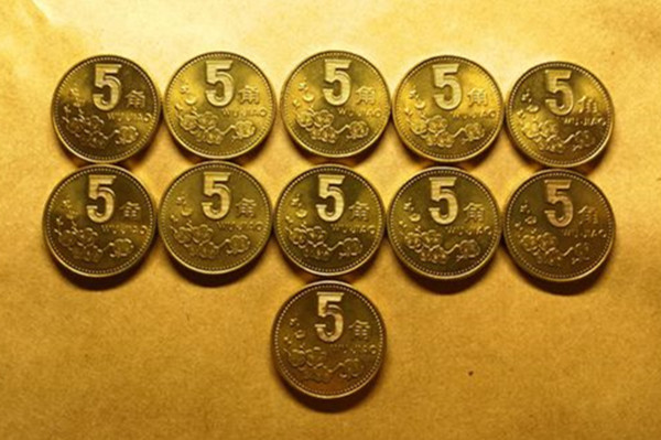 1993年梅花五角硬币内含白银吗,为何一枚翻了上百倍?