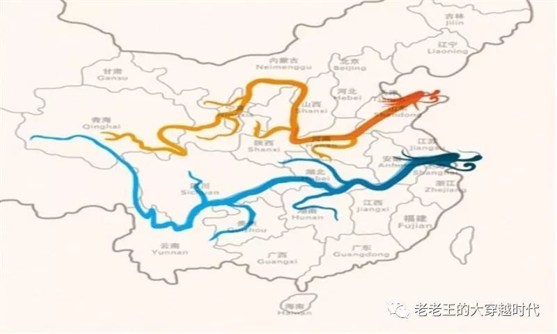 黄河流域与长江流域,则是华夏文明的两大发源地.