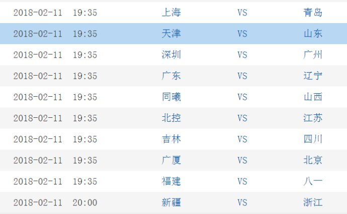 赛程预分析