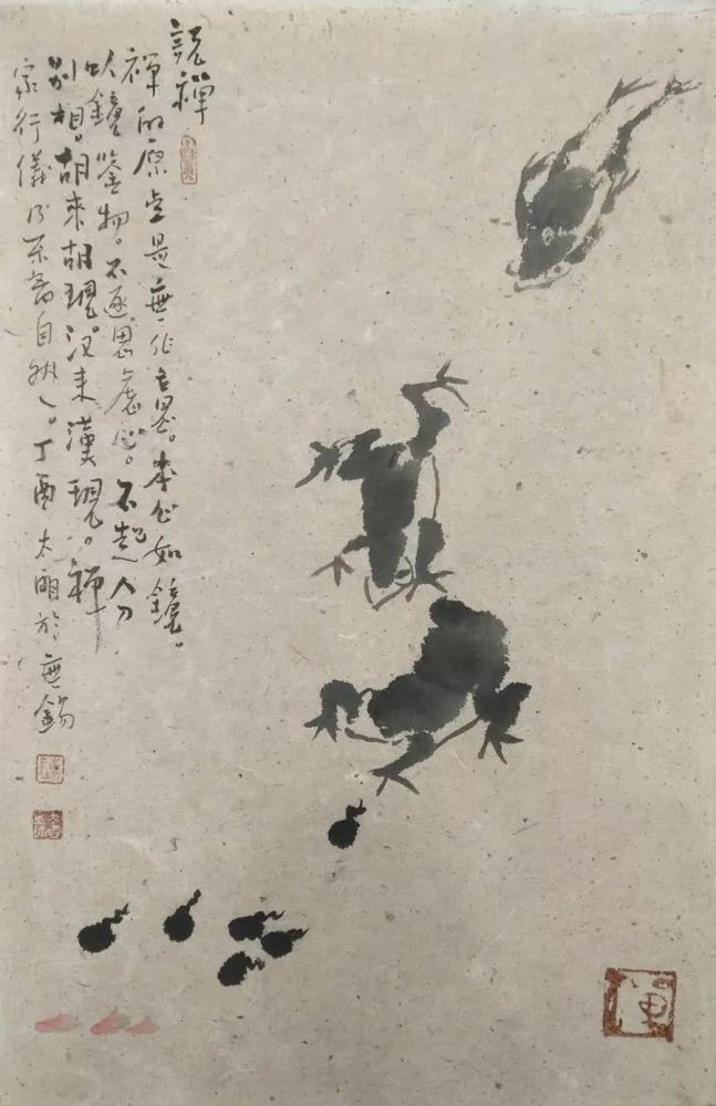 《书画南北方》萌春——陈太明国画小品蝌蚪系列展亮相哈尔滨