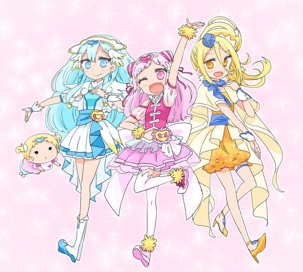 大触老爸真棒！小埋作者画《光之美少女》
