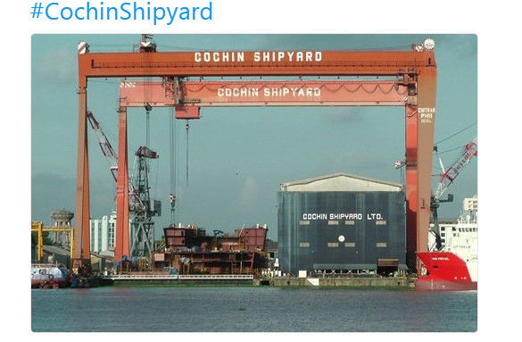 200顿排泄物没清 印度造航母造船厂屎药库大