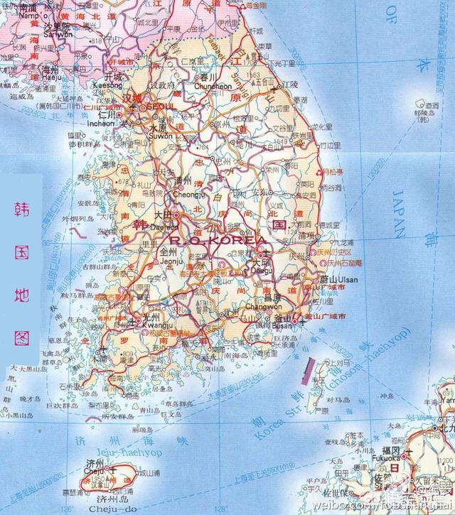 韩国国土面积相当于中国的哪个省份的面积?