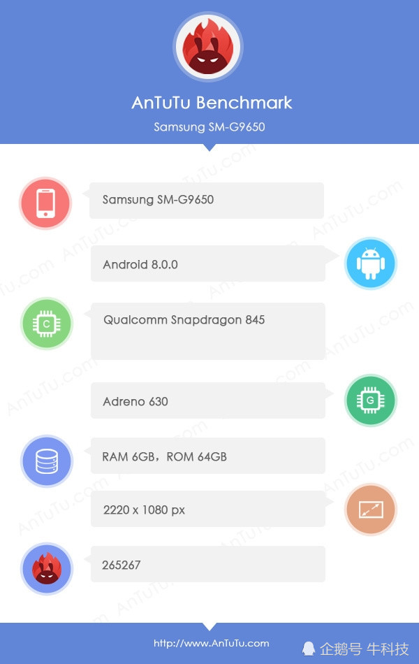 机皇就是机皇!三星S9跑分曝光:全面碾压S8、