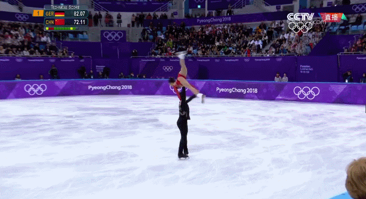 43分憾失金牌!隋文静/韩聪获冬奥会双人滑银牌