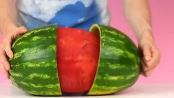 西瓜的九种切法,牛人研究西瓜可以吃出新花样