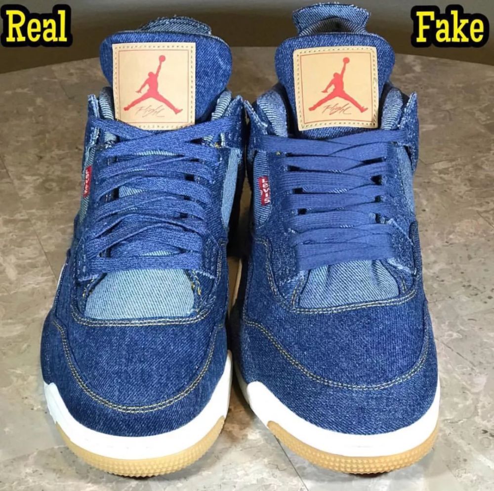 jordan 4 levis fake