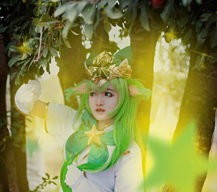 cosplay联盟夏,金木研cosplay 英雄联盟 仙灵女巫璐璐cosplay