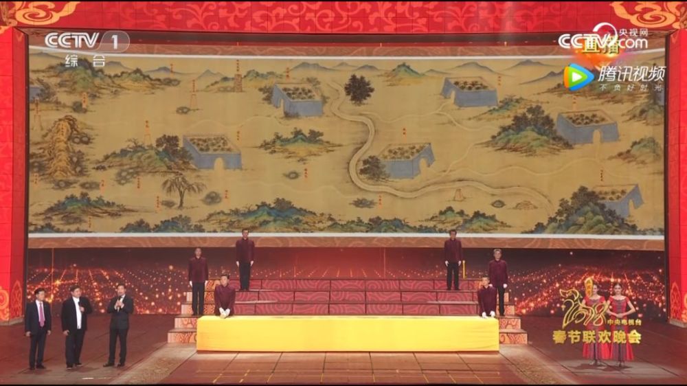 登上春晚的《丝路山水地图》,有什么来头?