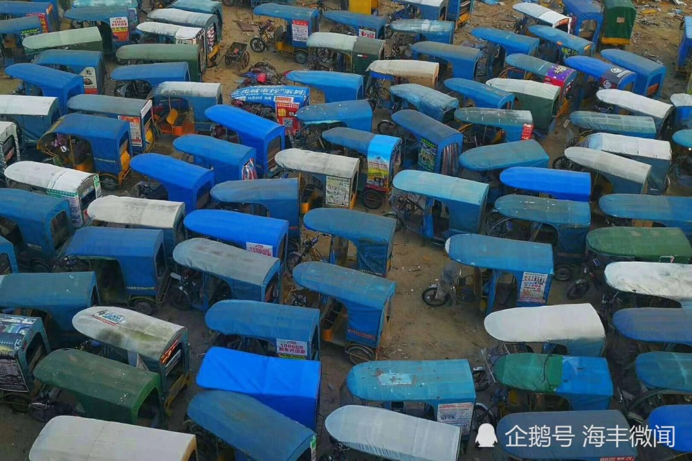 汕尾交警铁骑队查处非法营运三轮车