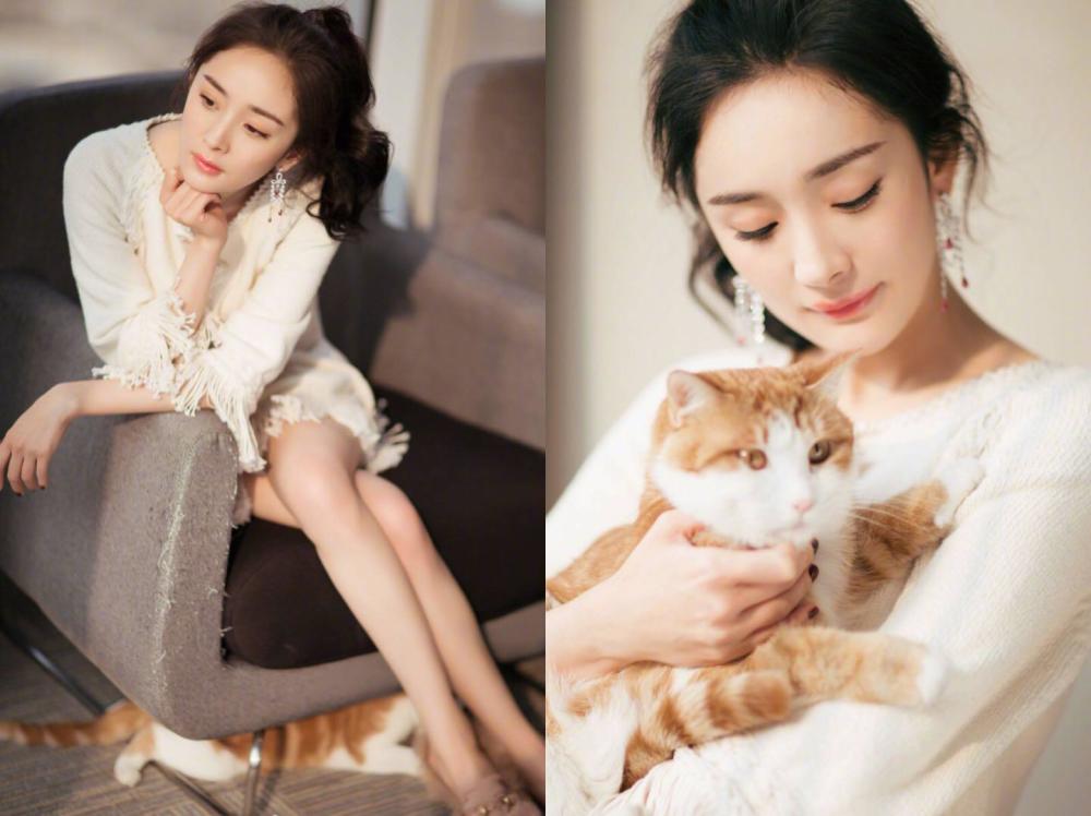 杨幂仙女裙现身被赞美若天仙,网友:想打包带