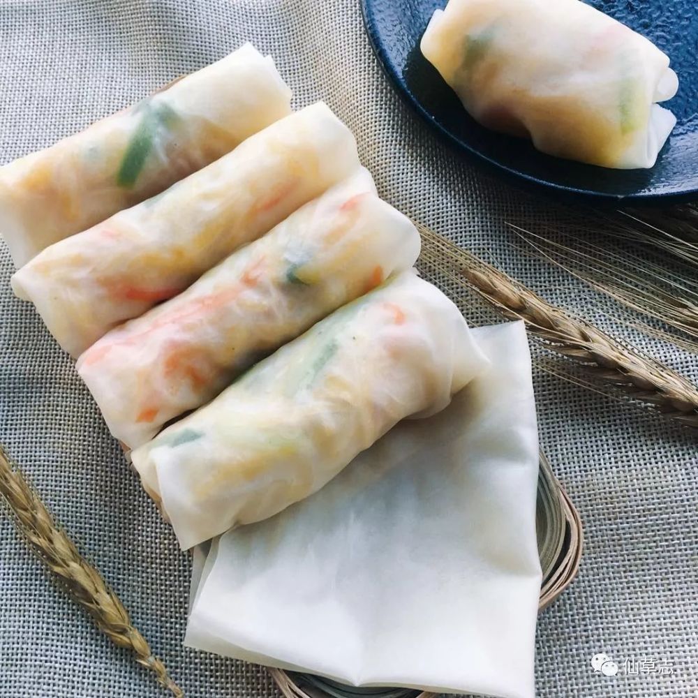 教你怎样用饺子皮做春卷