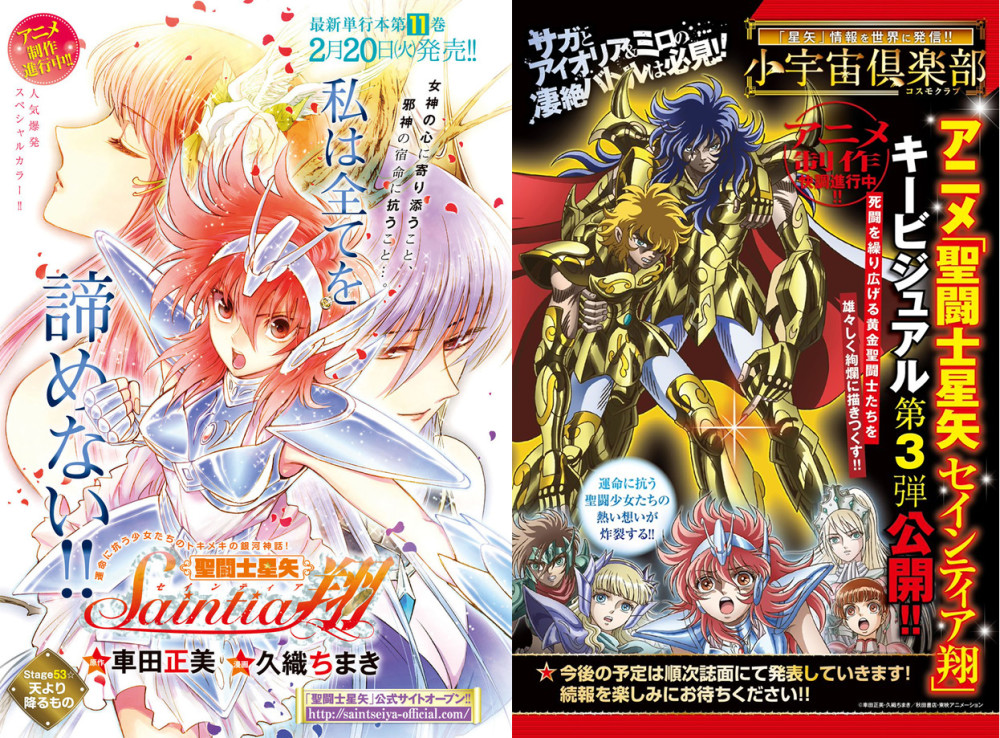 《圣斗士星矢 圣斗少女翔》动画第3弹视觉图公开