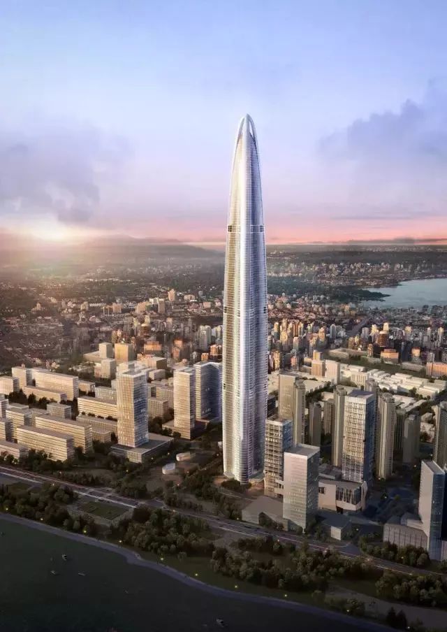 将以4米之差成为 据报道,武汉正在兴建的 超过100米的高层建筑有一千