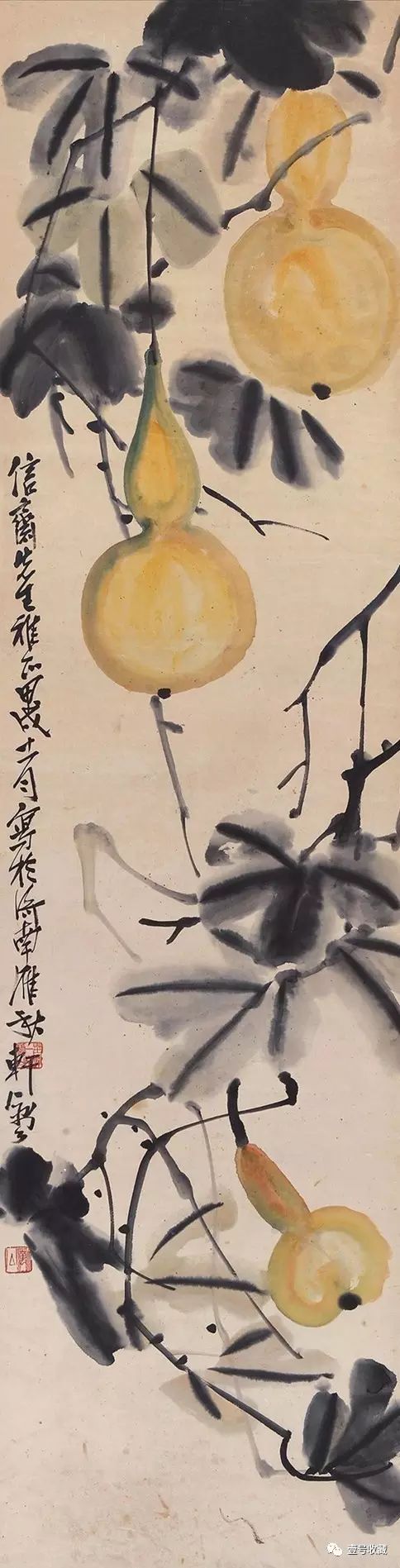 齐白石 1924年作 葫芦