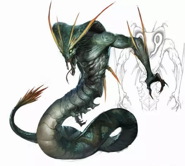 斗战神中的蛇妖 美杜莎 神话时代比较出名的女妖,可以石化任何人包括