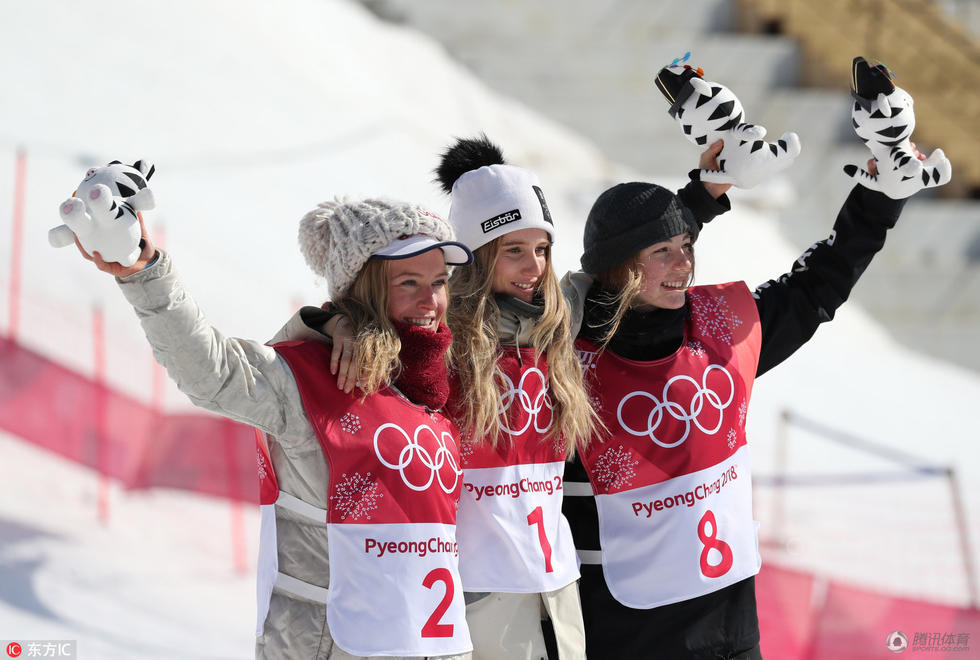 当地时间2018年2月22日,韩国平昌,2018平昌冬奥会单板滑雪女子大