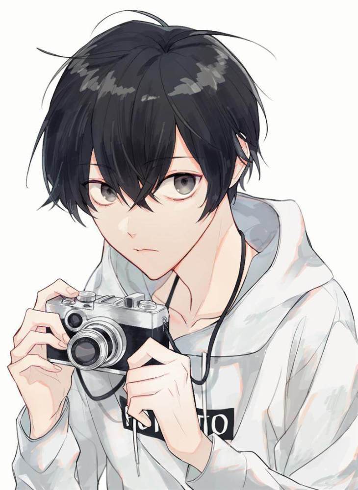画师们笔下举起相机的动漫角色你