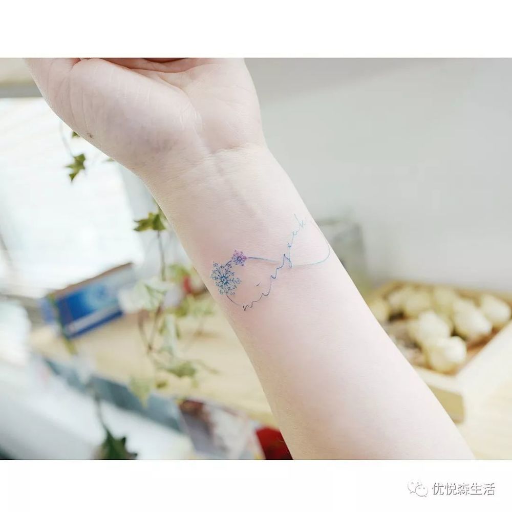 浪漫度max 清新的优雅的刺青纹身 把宠物也纹在身上吧 看点快报