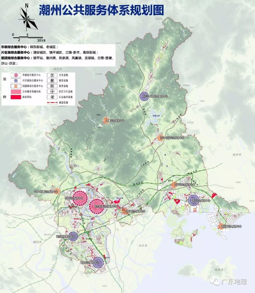 潮州韩东新城,高铁新城,老城,新区,富丽…谁是未来发展龙头