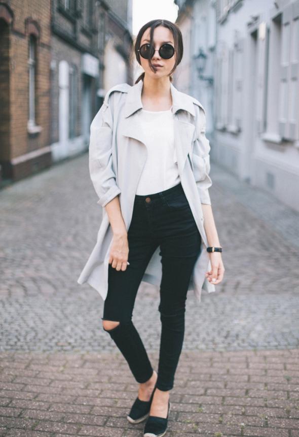 帅气风衣4种混搭方式，学会以后，稳坐春季女王宝座