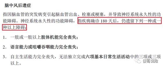 重大疾病定义与理解第四回 脑中风后遗症